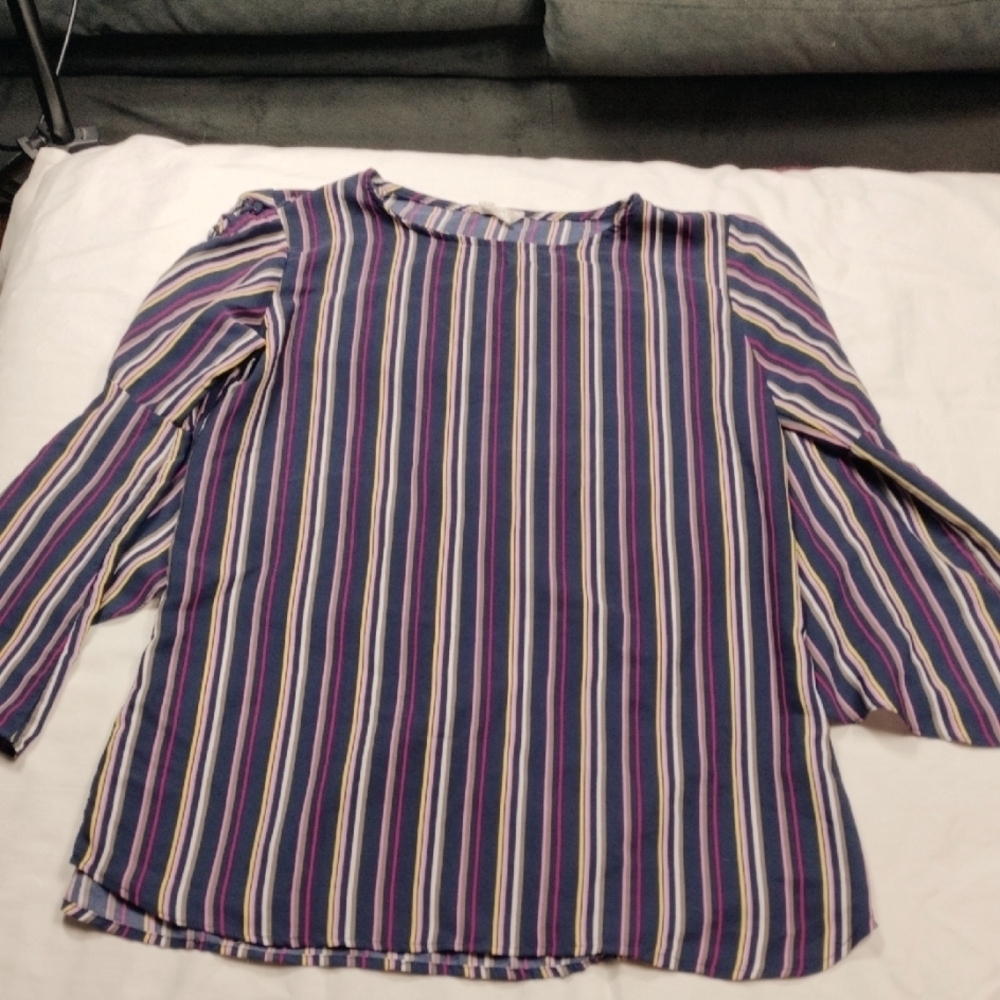 143 Story By Line Up Womens Braided Open Shoulder Top Size Small
